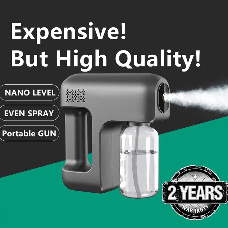 Atomizer USB Rechargeable Mist Sprayer 380ml Adjustable Atom