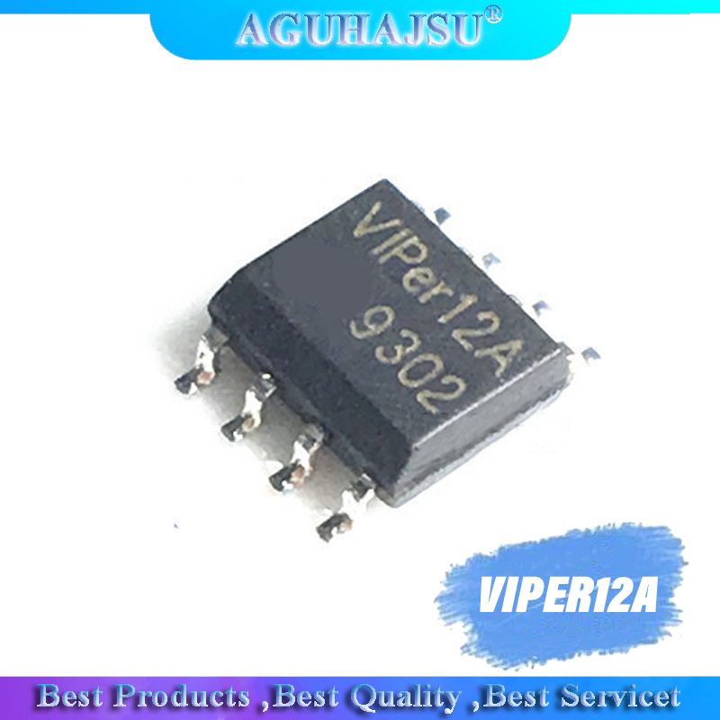 10PCS VIPER12A SOP8 VIPER12 SOP 12A SOP-8 SMD VIPER12AS VIPE