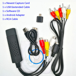 USB Card Capture Grabber Video adapter AMT630A Chipset 2.0