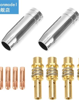 11Pcs/Set Welding Torch Nozzles 0.8mm 0.030 Nozzle Contact T