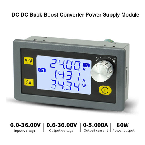 DC DC Buck Boost Converter CNC CC CV 36V 5A 80W Power Module