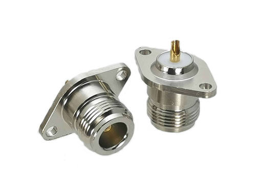 10Pcs N Female Jack 2-holes Flange Solder Pannel mount RF Ad