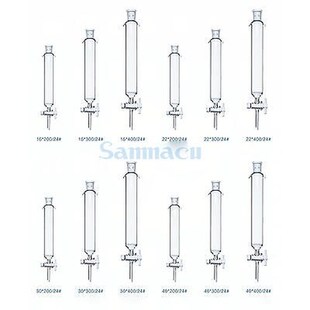 ID 16/22/30/44mm Length 200/300mm 24/29 Glass Chromatography