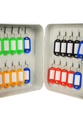 20 Tags Security Key Locker Cabinet Metal Lockable Home Offi