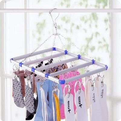 Aluminum Alloy Clips Windproof Clothing Diapers Hanger