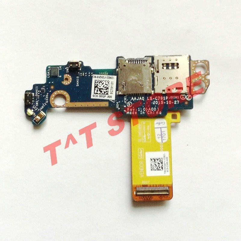 original for dell latitude 11 5175 5179 tablet sim sd card