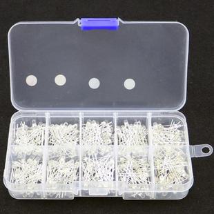 Assortment Box LED Lig Clear 300PCS Round Color 3MM Bright