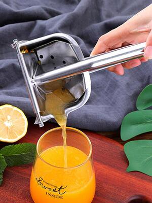 Aluminum Alloy Hand Pressure Juicer Manual Juice Squeezer Po