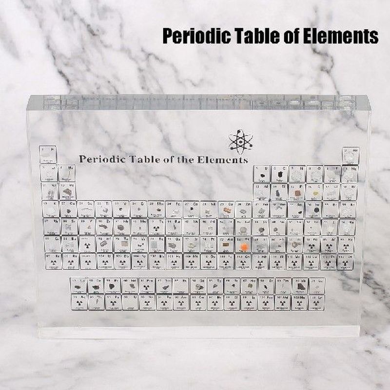 With Real Elements Samples Letter Decoration Chemical