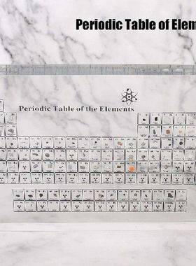 With Real Elements Samples Letter Decoration Chemical