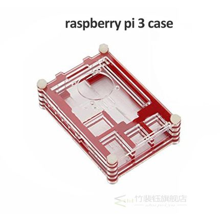 Raspberry Pi 4 Case 9 Layers Acrylic Box Case Shell Cover Wi