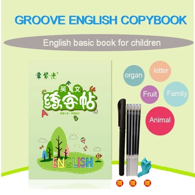 English Alphabet Copybook for Calligraphy Books for Kids Wor