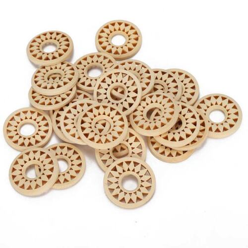 arts and crafts Wedding Decoration Gift  35mm Hollow Wood Pi