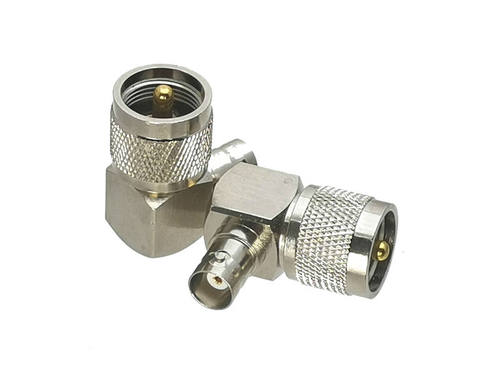 10Pcs Connector BNC Female Jack to UHF PL259 Male Plug Right