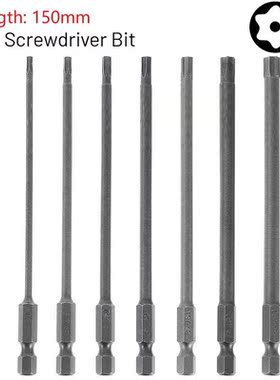 Tamper Proof Security Drill Bit Set 150mm Long Magnetic Torx