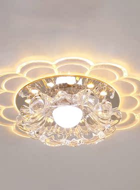 Art Modern Creative LED Crystal Ceiling Light RGB 3W 5W Surf