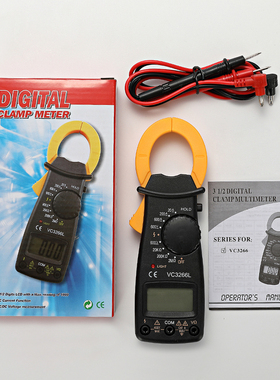 DT3266L Digital Clamp Meter Multimeter Current Clamp Pincers