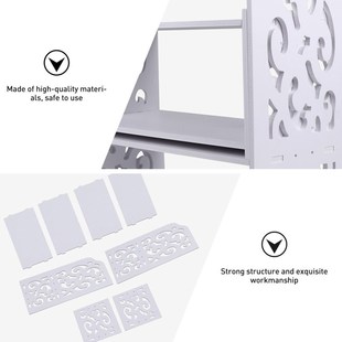 Combination Desk Wooden Bookshelf Office Shelves Student Dor