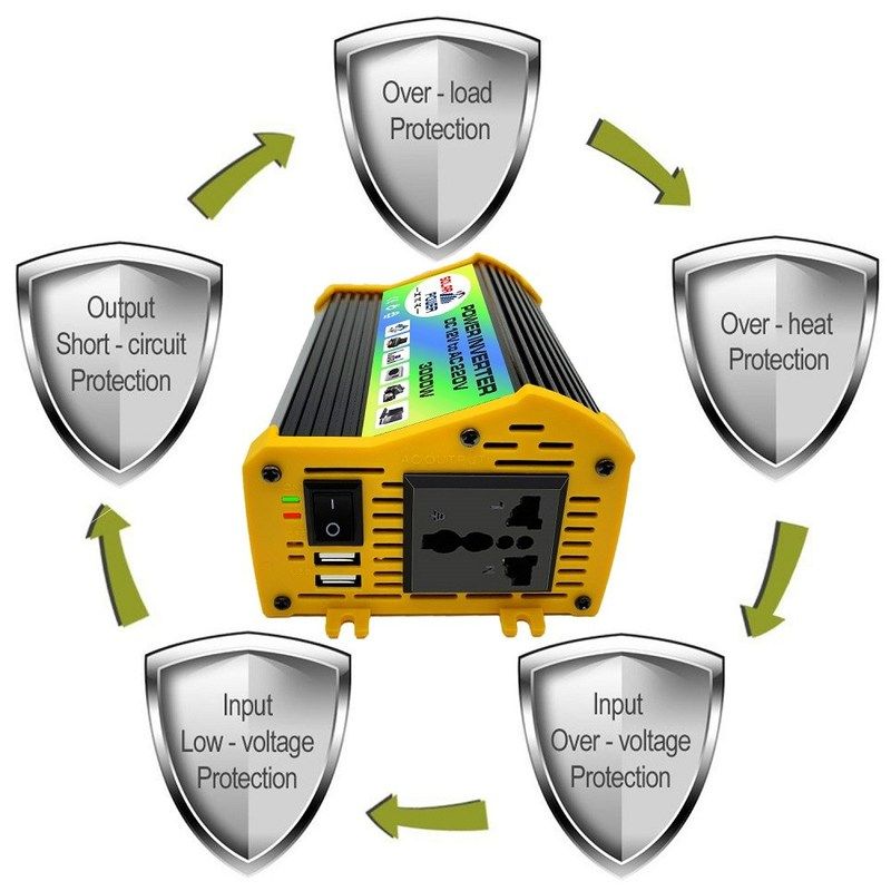 peak 4000w car inverter power inverter dc 12v to ac 220v boa