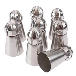 8PC Cupcake Decoration Tool Cake Nozzles Fondant Flower Stai