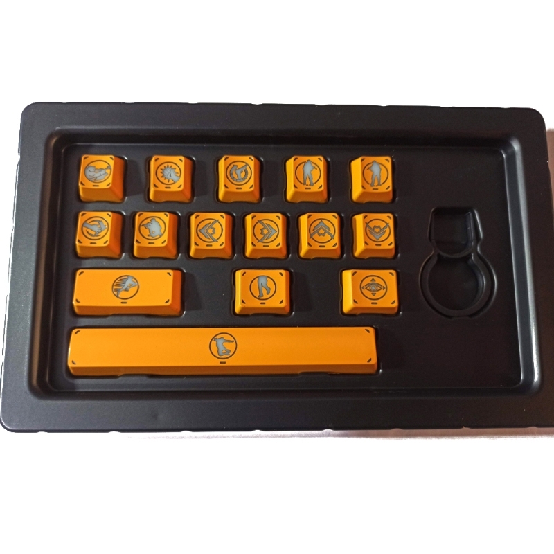15 keys E-BLUE ABS Backlight Keycap Mechanical Keyboard Keyc