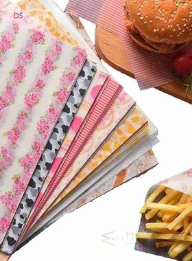 50 Sheets Wax Paper Food Grade Grease Paper Food Wrappers Fr