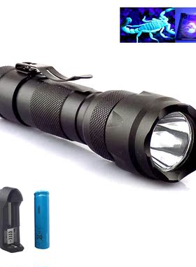 Portable Ultra Violet 395nm uv Flashlight purple linternas f