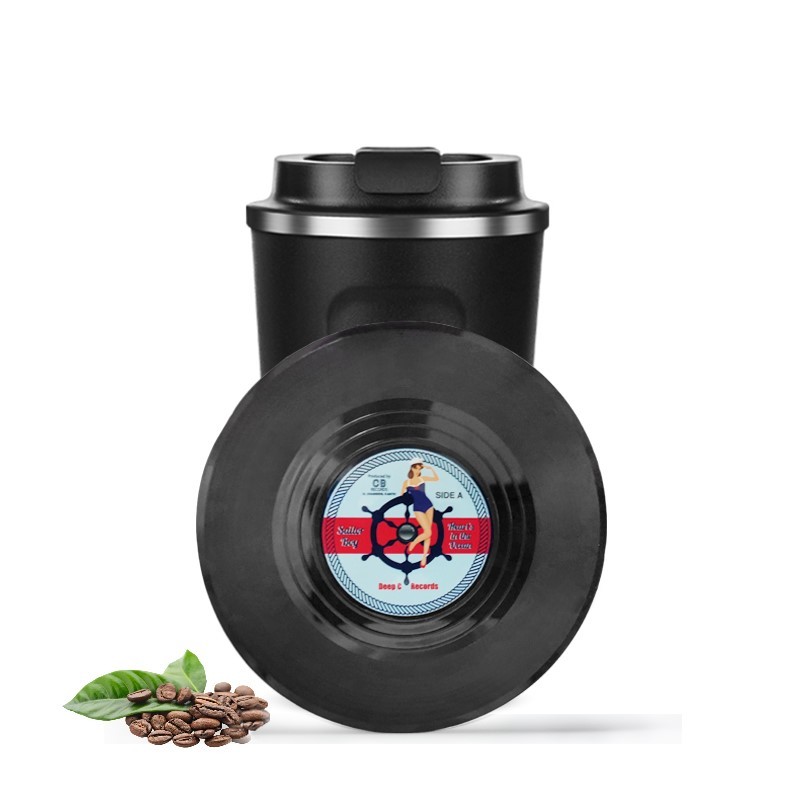 4/6 Pcs Colorful Coaster Retro Vinyl Record Disk Coasters Fo