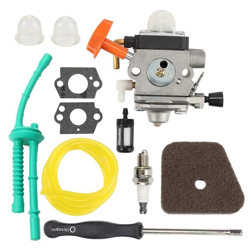 FS100 C1Q-S174 Carburetor + Air Filter + Adjustment Tool + F