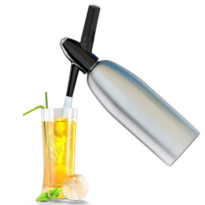 Professional Soda Siphon 1L Aluminum Co2 Flash Soda  Tool
