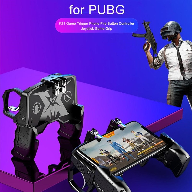 PUBG Mobile Gamepad Controller Joystick Trigger Phone Holder