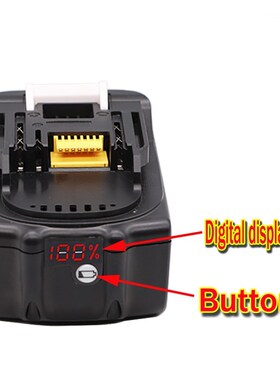 3PCS Newest Version BL1860 18V 6000mAh Li ion Rechargeable B