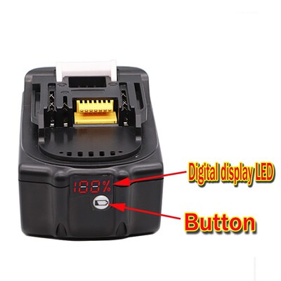 3PCS Newest Version BL1860 18V 6000mAh Li ion Rechargeable B