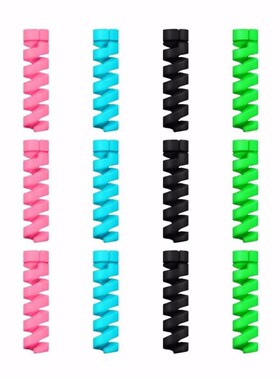 For Spiral Cable Protector Data Line Winder Cord Earphone Pr