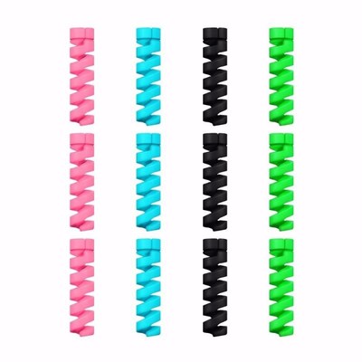 For Spiral Cable Protector Data Line Winder Cord Earphone Pr