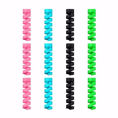 For Spiral Cable Protector Data Line Winder Cord Earphone Pr
