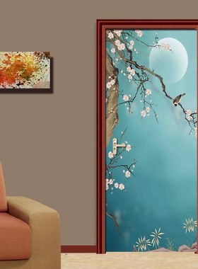 Chinese Style Hand Painted Flowers Birds Art Wall Painting