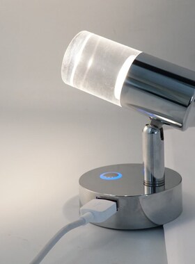 12V 3W LED Reading Light Headboard Touch Switch With USB Por