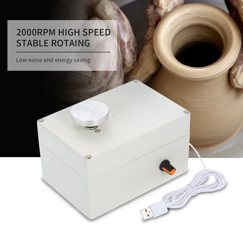 4.5cm Electric Pottery Wheel Machine Mini USB Pottery Wheels