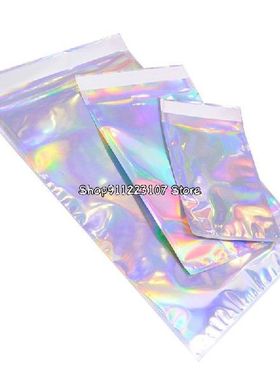 100pcs Laser Self Sealing Plastic Envelopes Mailing Storage