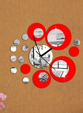 2020 new 3d diy rror wall clocks europe home decor digital s