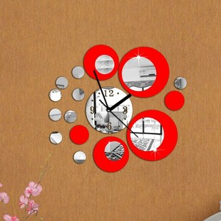 2020 new 3d diy rror wall clocks europe home decor digital s