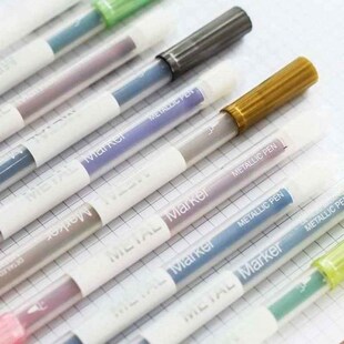 10 pcs/Lot micron pen Detailed marker color Metal marking