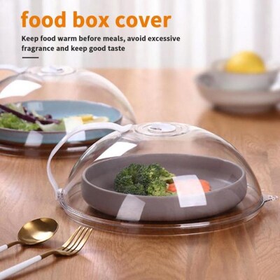 Transparent Anti-Sputtering Cover Microwave Oven Food Cover
