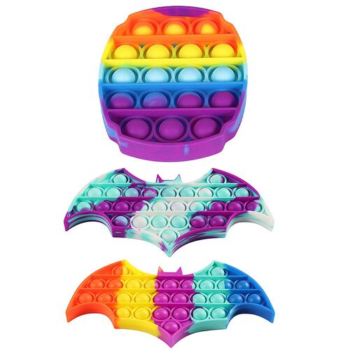 Portable Push Bubble Fidget Sensory Toys Fun Soft Squeeze To