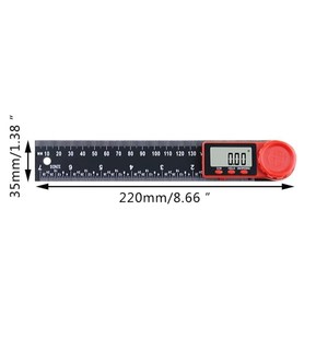 Goniometer 2 In 1 Angle Gauge Protractor Inclinometer Univer
