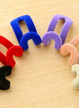 10pcs Home  New Mini Flocking Clothes Hanger Flockin