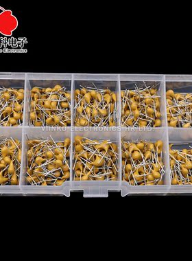 500pcs 10values*50pcs 0.1uF - 10uF (104-106) 50V Multilayer