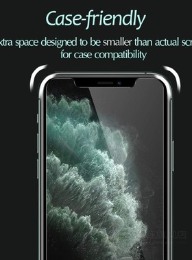 2-in-1 back Front protective Glass For iphone 11 screen prot