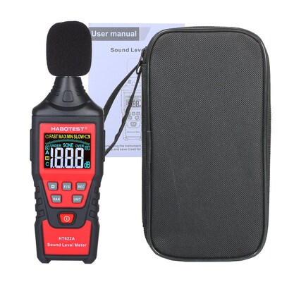Digital Decibel Meter with USB Port A/C Weighted Sound Level